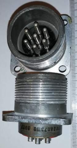 konektor SRG28P7ES9 ( ШРГ28П7ЭШ9) pájený   .. cena na dotaz / price on request