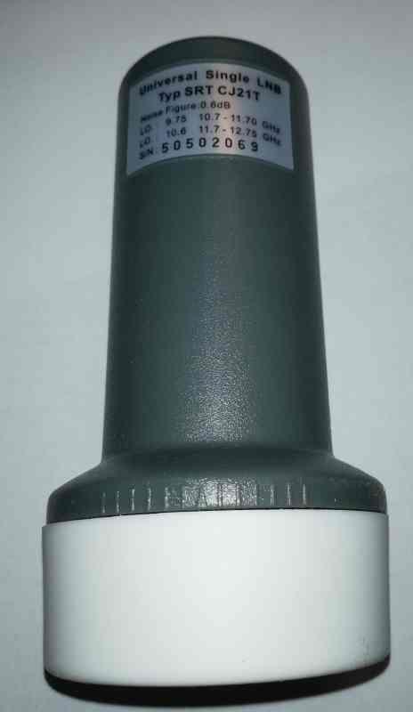 universální SINGLE LNB konvertor SRT CJ21T