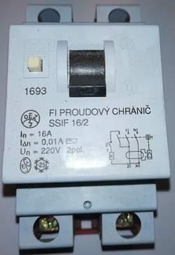 SSIF-16/2 FI proudový chránič  .... cena na dotaz / price on request