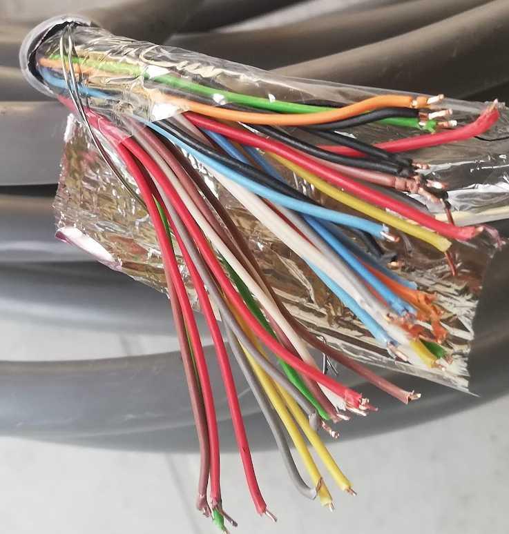 Kabel SYKFY 20x2x0,5   ... balení 25m v jednom kuse