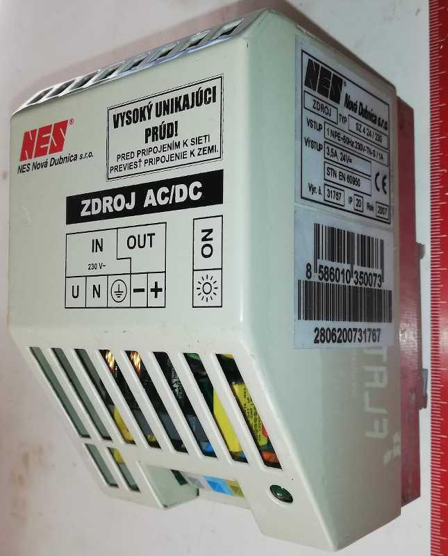 zdroj NES SZ 4 24/230 - 230V / 24Vss 3,5A