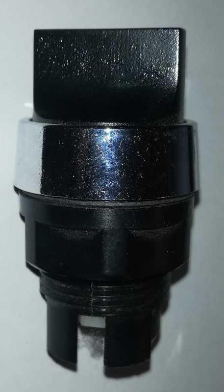 T10B ovládací hlavice 3polohy - černá,  .. použitý / used