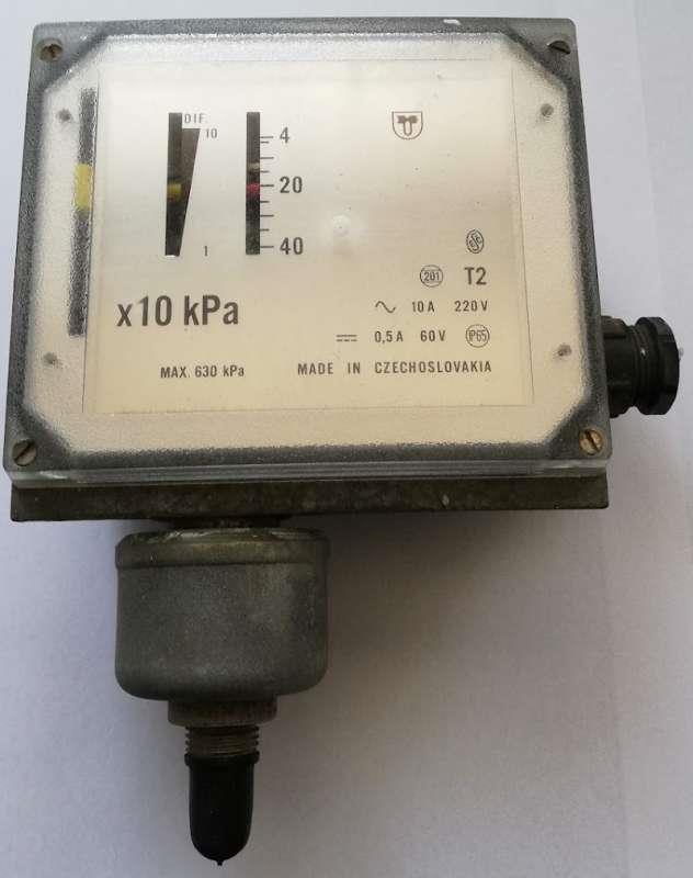 tlakový spínač T2 x10kPa ZPA  .. cena na dotaz / price on request