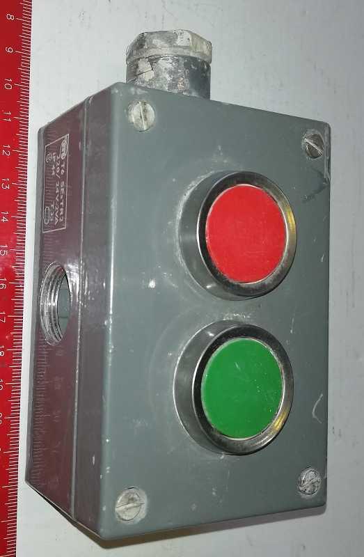 Ovládací skříň T6S.. (zelená + červená), bez spín. jednotek T6Z111, starší
