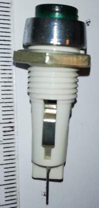 signální svítidlo T6e/12 se žárovkou T5,5 24V/0,05A - zelená