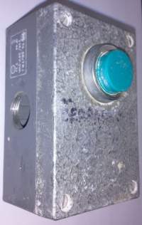 Ovládací skříň T6SES TR2 30 ZE - zelená signální hlavice T6E + trafo 220V/24V 2VA