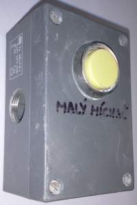 není skladem - Ovládací skříň T6SES TR2 30 ZLUT - žlutá signální hlavice T6E + trafo 220V/24V 2VA