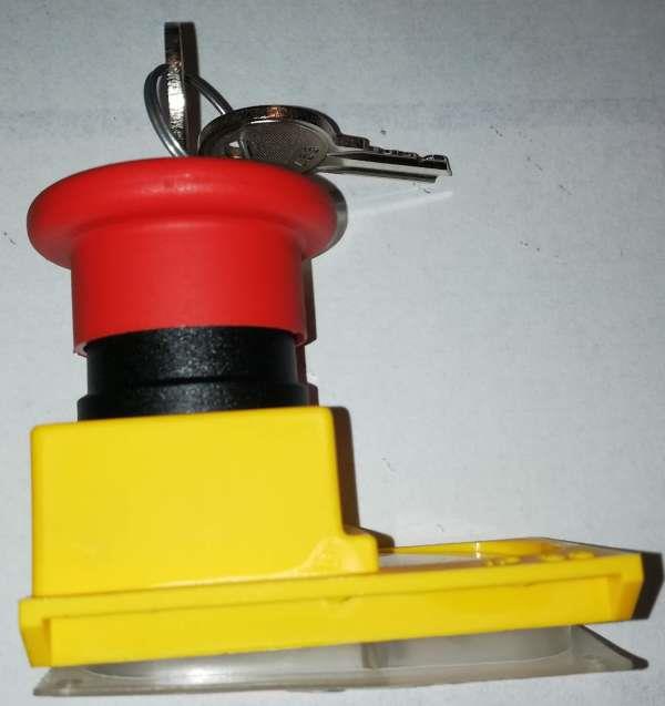 TBK-SM1 - tlačítko se zámkem, 2 klíče, OEZ