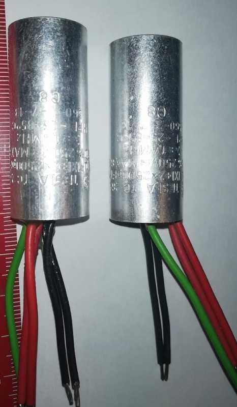 TC265 100nF+2x2n5 250V max. 6A TESLA odrušovací kondenzátor