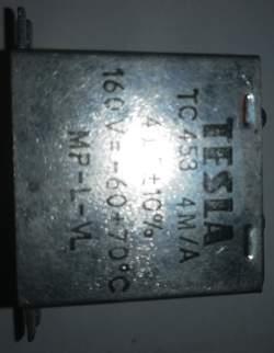 není skladem - TC453 4M/A 4uF 10% 160V TESLA