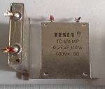 TC481MP 0,25uF 400V - pájený
