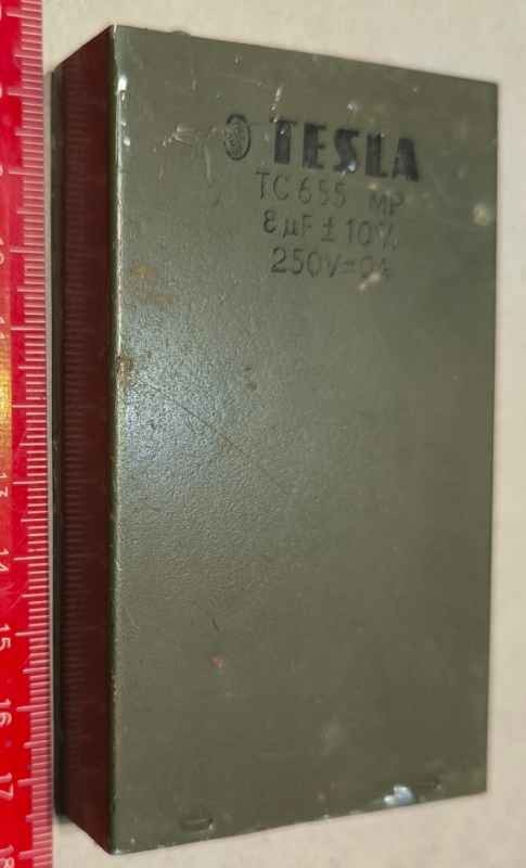 TC655MP 8uF 10% 250V - pájený