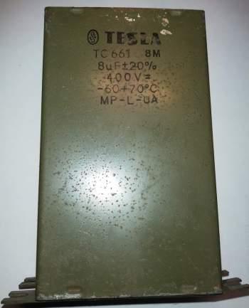 TC661MP - 8uF 10% 400V TESLA  .. cena na dotaz / price on request