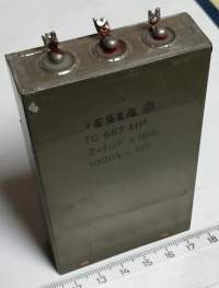 TC667 - 2 x 1u/1000V pájený