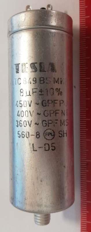 C TC849 BSMKP 8uF 10% TESLA