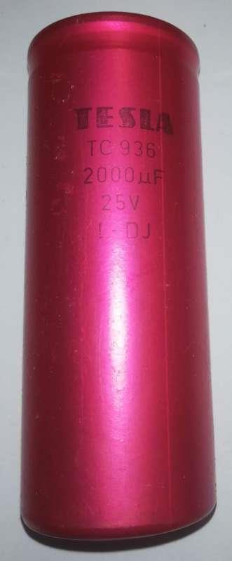 TC936 - 2000uF/25V TESLA