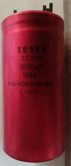 poptáváme - TC939 -  1000uF 150V TESLA  .. 100ks