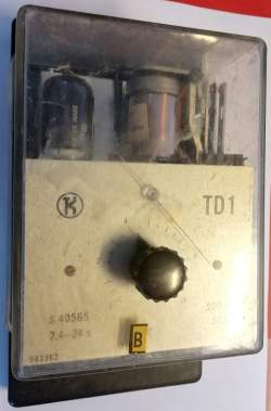 TD1 220V 50Hz 2,4-24s z demontáže  .... cena na dotaz / price on request