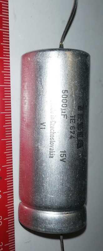 TE674 5000uF / 15V  TESLA