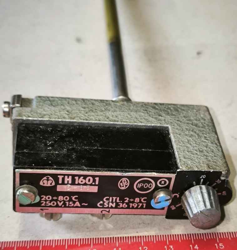 Termostat Metra - TH160.1,  +20+80°C, stonek 315mm, starší
