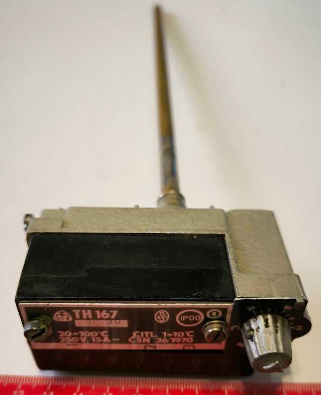 Termostat Metra - TH167 / +20+100°C / stonek 250mm, starší