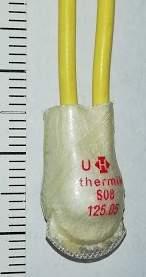 THERMIK S08 125.05 - teplotní spínač 125°C, délka 70cm, zapínací
