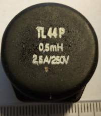 tlumivka TL44P 0,5mH  2,5A/250V    .. balení 3ks za 60Kč