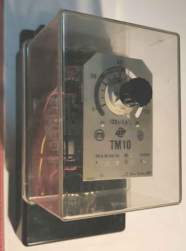 TM10 -120s, 220V 50Hz  - časové relé, jako nové  ..  ( TM10-001 )   .. cena na dotaz / price on request
