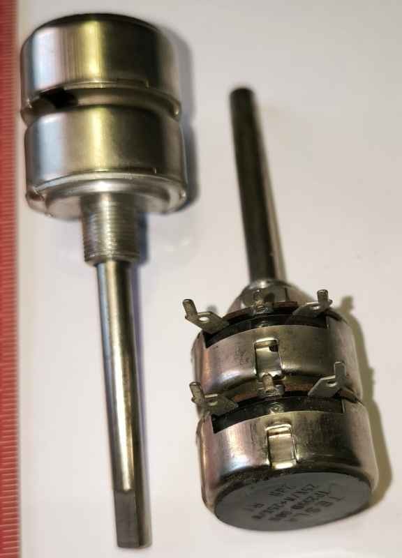 TP289D -25k/N + 25k/N  60B  dvojitý potenciometr TESLA