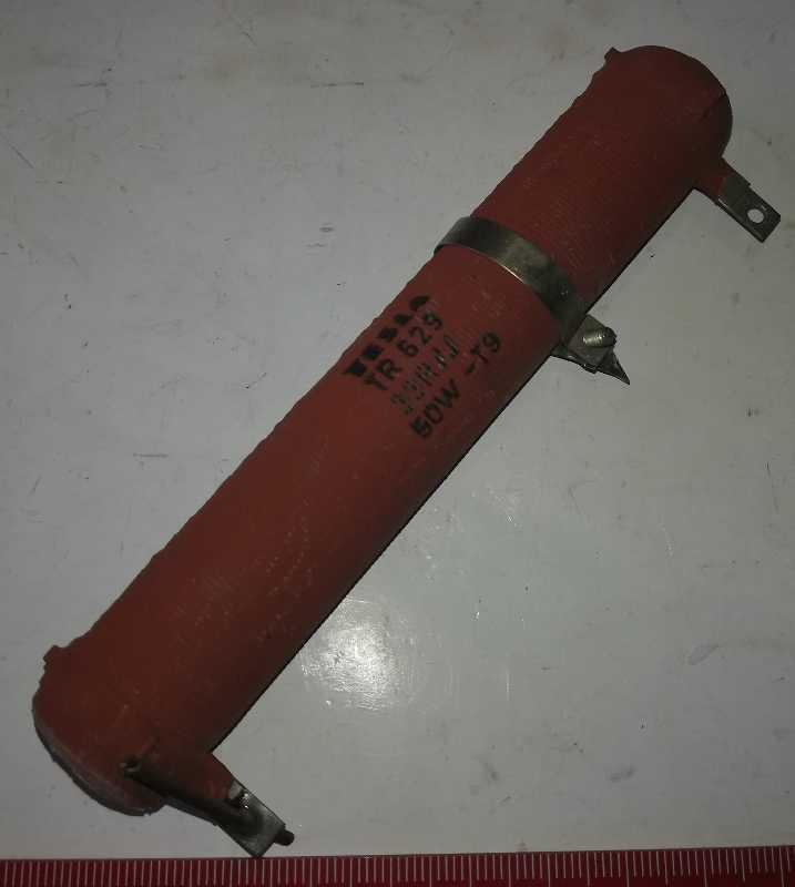 není skladem - TR629 33R/J 50W TESLA, s odbočkou, pájený