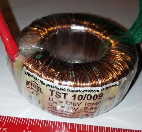 trafo - toroid INDEL 230V/12V 0,84A
