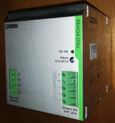 2866394 Phoenix Contact - TRIO-PS/3AC/24DC/20 Power Supply Unit