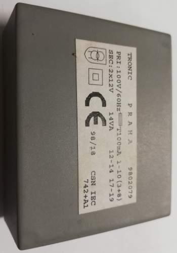 TRONIC 100V 60Hz / 2x12V 14VA