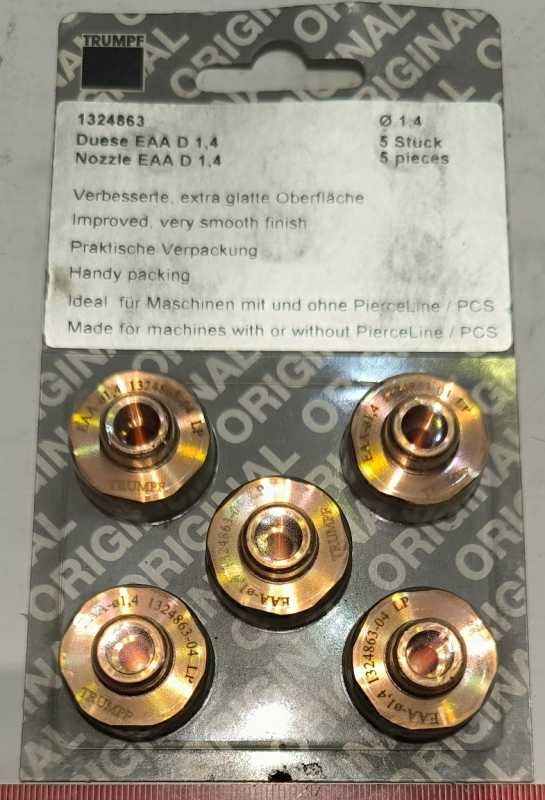 1324863 -Nozzle 1.4mm for Trumpf(R)   .. balení 5ks za 495Kč