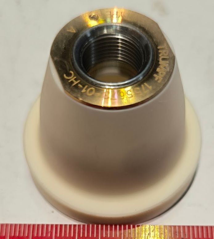TRUMPF-1755673  - Nozzle holder-2D-ceramic-M12