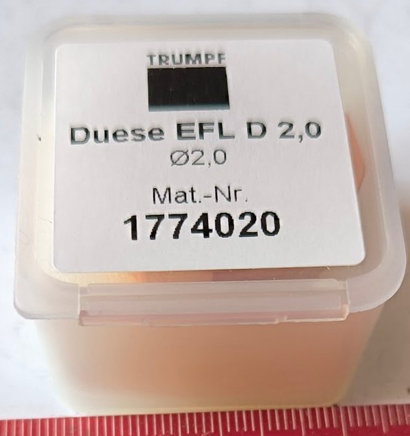 TRUMPF-1774020 - Duese EFL D2,0 fi  2.0   .. cena na dotaz / price on request