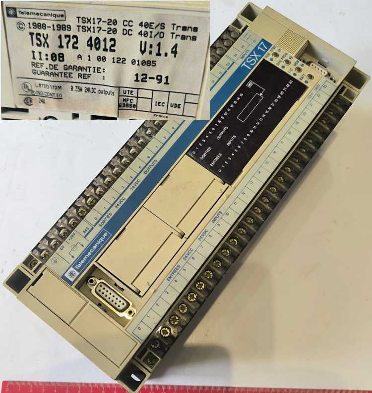 TELEMECANIQUE TSX1724012  .. použitý / used .. cena na dotaz / price on request
