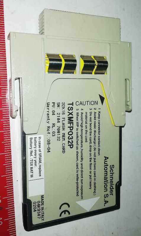 TSXMFP032P - 32k 16 Flash MEM card ...  .. použitý / used .. cena na dotaz / price on request