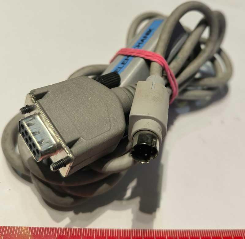 TSXPCU1030 - Programovací kabel pro SCHNEIDER PLC, připojený k počítači přes seriový port RS232   .. použitý / used   .. cena na dotaz / price on request