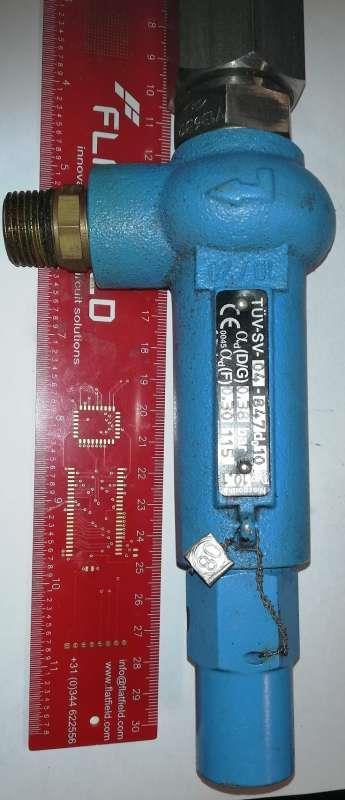NIEZGODKA  SAFETY VALVE TUV-SV-04-847 - 0,38 bar .. použitý/used   .. cena na dotaz / price on request