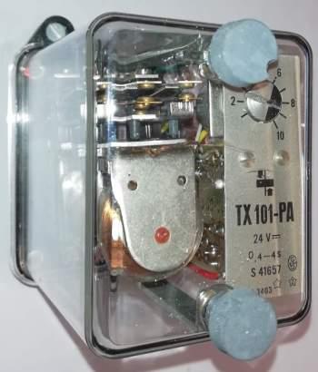 není skladem - TX101 PA 24Vss  relé, 0,8-8s   .. cena na dotaz / price on request