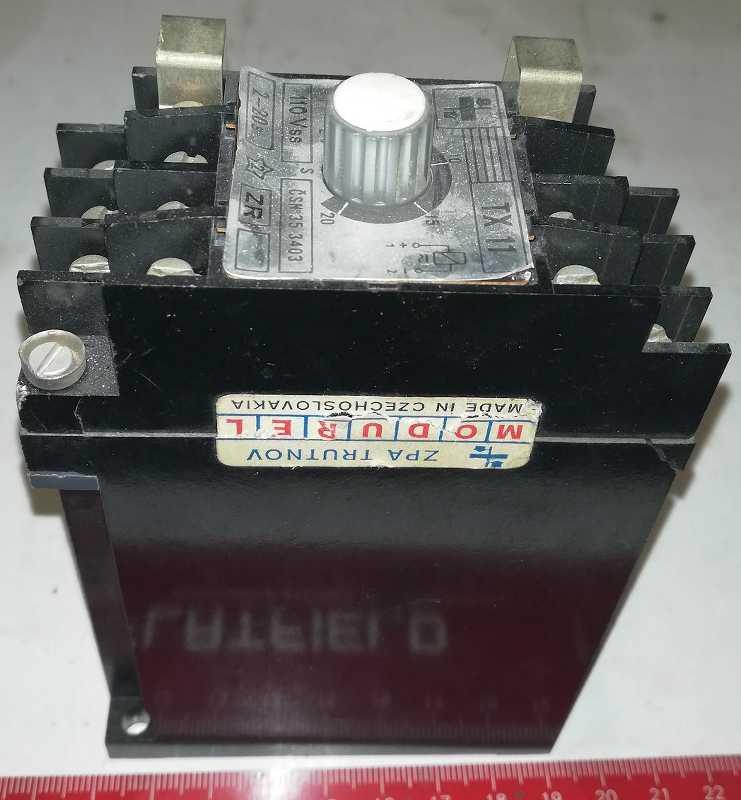 relé TX11 110Vss 0,2-2s ZR KC  .. použitý / used  ..  cena na dotaz / price on request