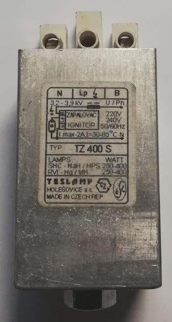 TZ400S TESLAMP zapalovač, starší .. cena na dotaz / price on request