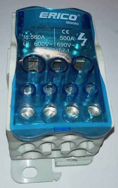 ERICO -UDF 500A 569060 Rozvodný blok jednopólový