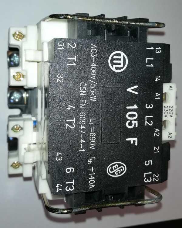stykač V105F 220V 50Hz - stykač 3-pólový