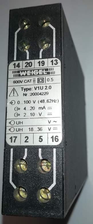 V1U 2.0 WEIGEL  .. cena na dotaz / price on request