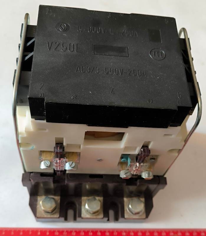 Stykač V250E 250A cívka 220V třífázový vzduchový 50Hz Elektropřístroj   .. cena na dotaz / price on request