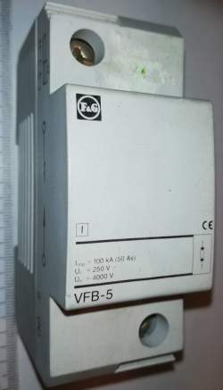 VFB-5 F&G svodič přepětí  .. cena na dotaz / price on request