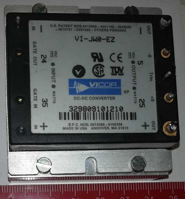 VI-JW0-EZ - DC/DC converter VICOR .. použitý / used   .. cena na dotaz / price on request
