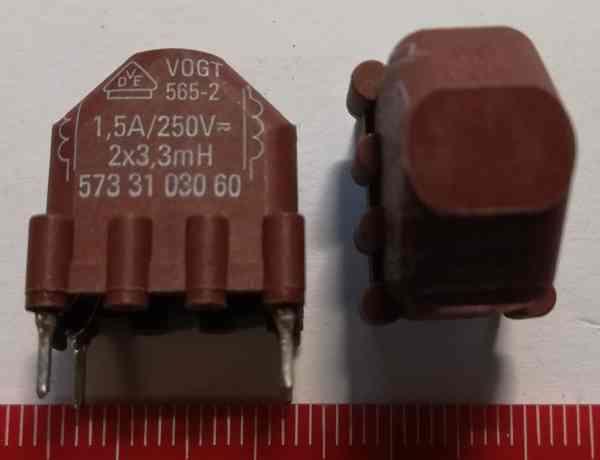 tumivka VOGT 565-2 2x3,3mH 1,5A 250V